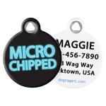 Personalized Microchipped Pet ID Tag for Dogs & Cats