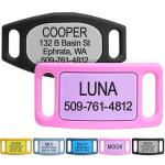 Personalized Silicone Slide On Pet ID Tag