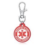 Medical Alert Keychain with Free Laser Engraving