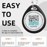 Personalized QR Code Dog Tags - 2 Pack