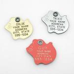 LuckyPet Reflective Pet ID Tag - Black Mouse