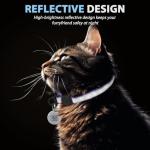 Personalized Reflective Cat Collar with QR Code Tag