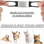 Personalized Silicone Pet ID Tags Set of 6