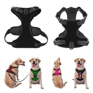 Custom Dog Harness with Name, No Pull Vests