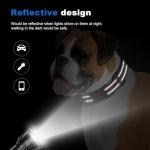 Reflective Adjustable Martingale Dog Collar with Quick Release