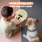 Personalized Dog Leash and Harness Wall Holder