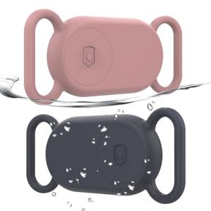 2 Pack Silicone Dog Collar Holder for Galaxy SmartTag