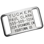 Personalized Slide-On Engraved Dog ID Tags