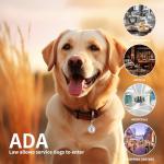 Emotional Support Dog Tag with Medical Alert Symbol