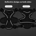 Adjustable Cat Harness and Leash Set - Grey