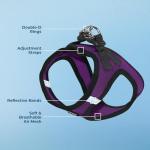 Step-in Air Harness for Dogs and Cats - Purple