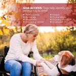 ActiveDogs Service Dog ID Carrier with Clear Window