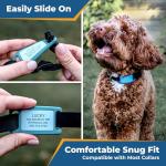 Personalized Silicone Slide On Pet ID Tag