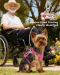 Hot Pink Service Dog Vest with ID Tag Set