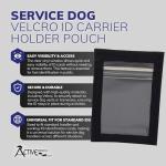 ActiveDogs Service Dog ID Carrier with Clear Window