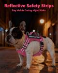 Hot Pink Service Dog Vest with ID Tag Set