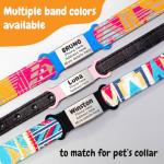Personalized Silent Pet ID Slide-On Tag