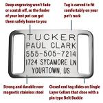 Personalized Slide-On Engraved Dog ID Tags