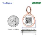 Premium QR Pet ID Tag for Dogs & Cats