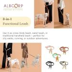 Albcorp Adjustable Hands-Free Dog Leash - 7.2 ft