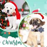 6 Pcs Christmas Dog Collars with Removable Buckles