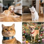 Personalized Silicone Pet ID Tags Set of 6