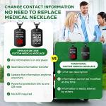 Theluckytag QR Code Medical Alert Necklace