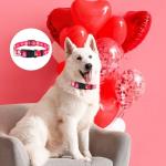 9-Pack Adjustable Holiday Dog Collars for Small Pets