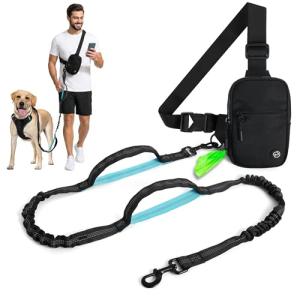 Hands-Free Dog Leash Bag with Poop Dispenser