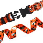 Halloween Dog Collar and Leash Set - Pumpkin Pattern