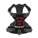 Custom Reflective Dog Harness with Name and Number