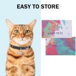 Personalized Leather Cat Collar with Bell and Skull