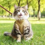 Adjustable Escape-Proof Cat Harness and Leash Set