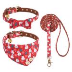 Kooltail Christmas Dog Collar and Leash Set