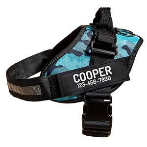 PawPawify Custom Name Dog Harness with Reflective Patches