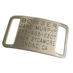 Personalized Slide-On Engraved Dog ID Tags