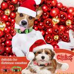9-Pack Adjustable Holiday Dog Collars for Small Pets