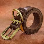 Personalized Leather Dog Collar with Engraved ID Tag