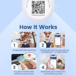 PawView QR Code Dog ID Tag - Personalized & Silent