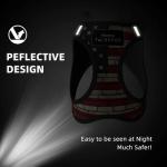 Custom Reflective Dog Harness with Leash