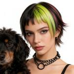 Gothic Black Dog Collar and Leash Set