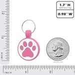 WhoseID QR Code Cat ID Tag - Rose