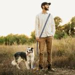 Hands-Free Reflective Dog Leash and Waist Belt