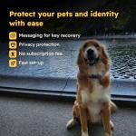 Custom QR Code Pet ID Tags - 2 Pack