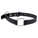 Small Dog Double Bungee Biothane Collar, Black