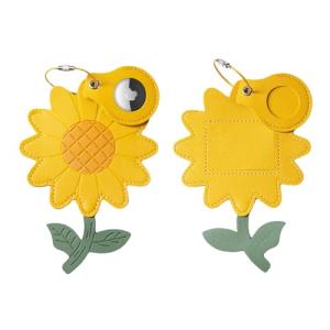 Vegan Leather Luggage Tag with Hidden AirTag Holder