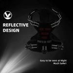 Custom Reflective Dog Harness with Name and Number