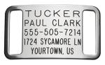 Personalized Slide-On Engraved Dog ID Tags