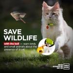 Stylish Leather Cat Collar with Bell and ID Tag