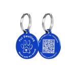Aluminum QR Pet ID Tag for Dogs & Cats